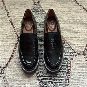 Franco Sarto Black Patent Loafers - Women’s